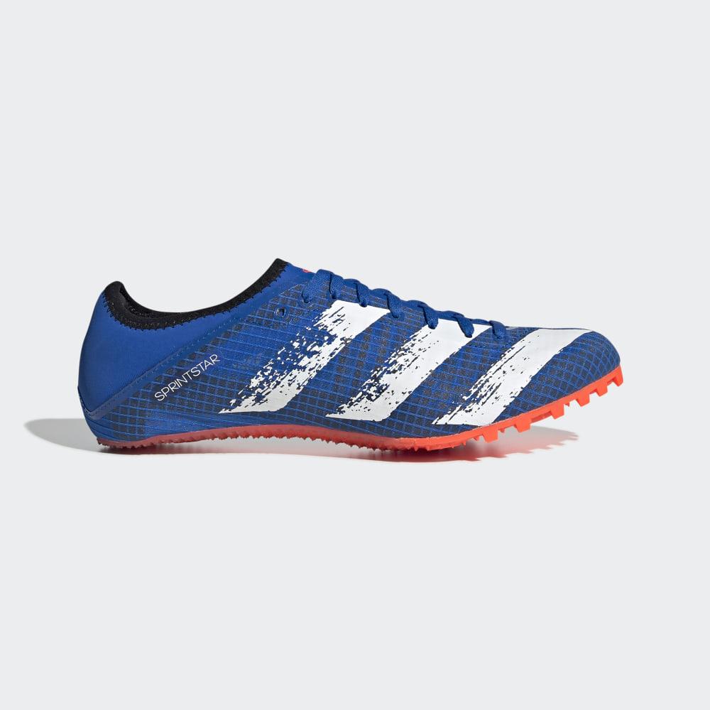 Adidas Men's Sprintstar Track Spikes Blue/White/Red Ireland EG1200